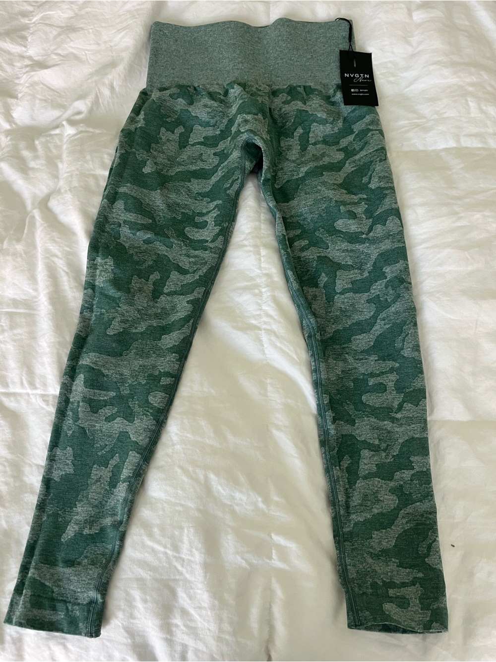 NVGTN Sage Green Camo Leggings